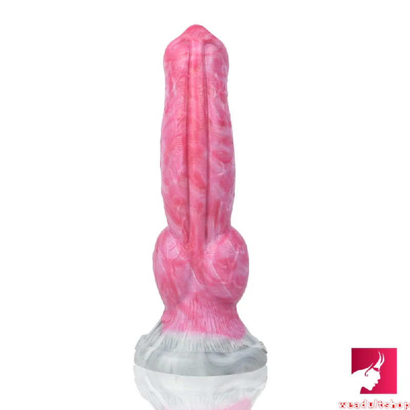 7.67in Premium Animal Dog Silicone Dildo Odd Chihuahua Penis