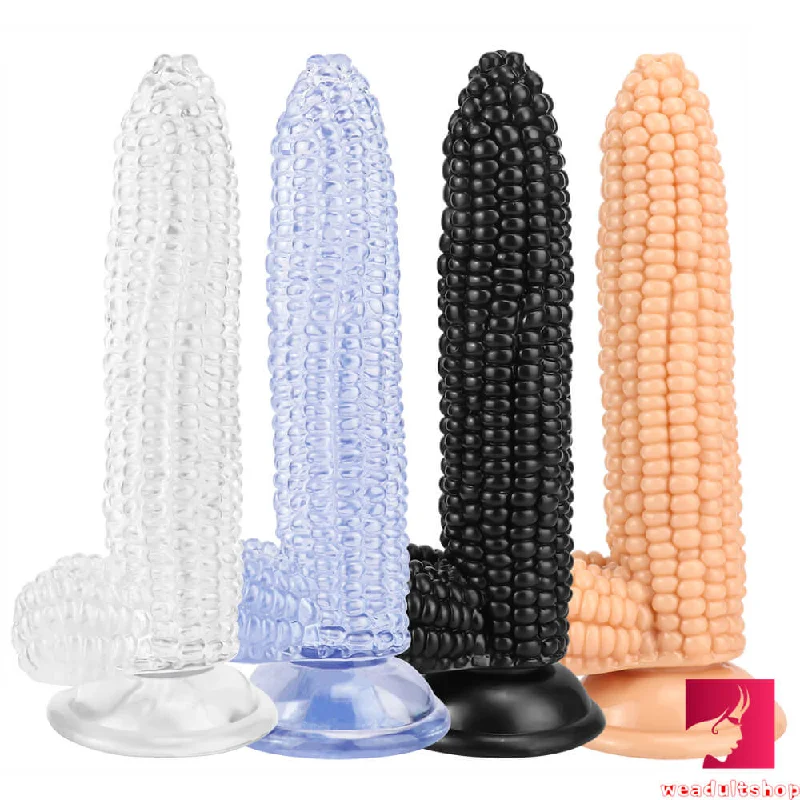 8.1in Real Big Corn Dildo Fruit Vegetable Fantasy Dildo Sex Toy