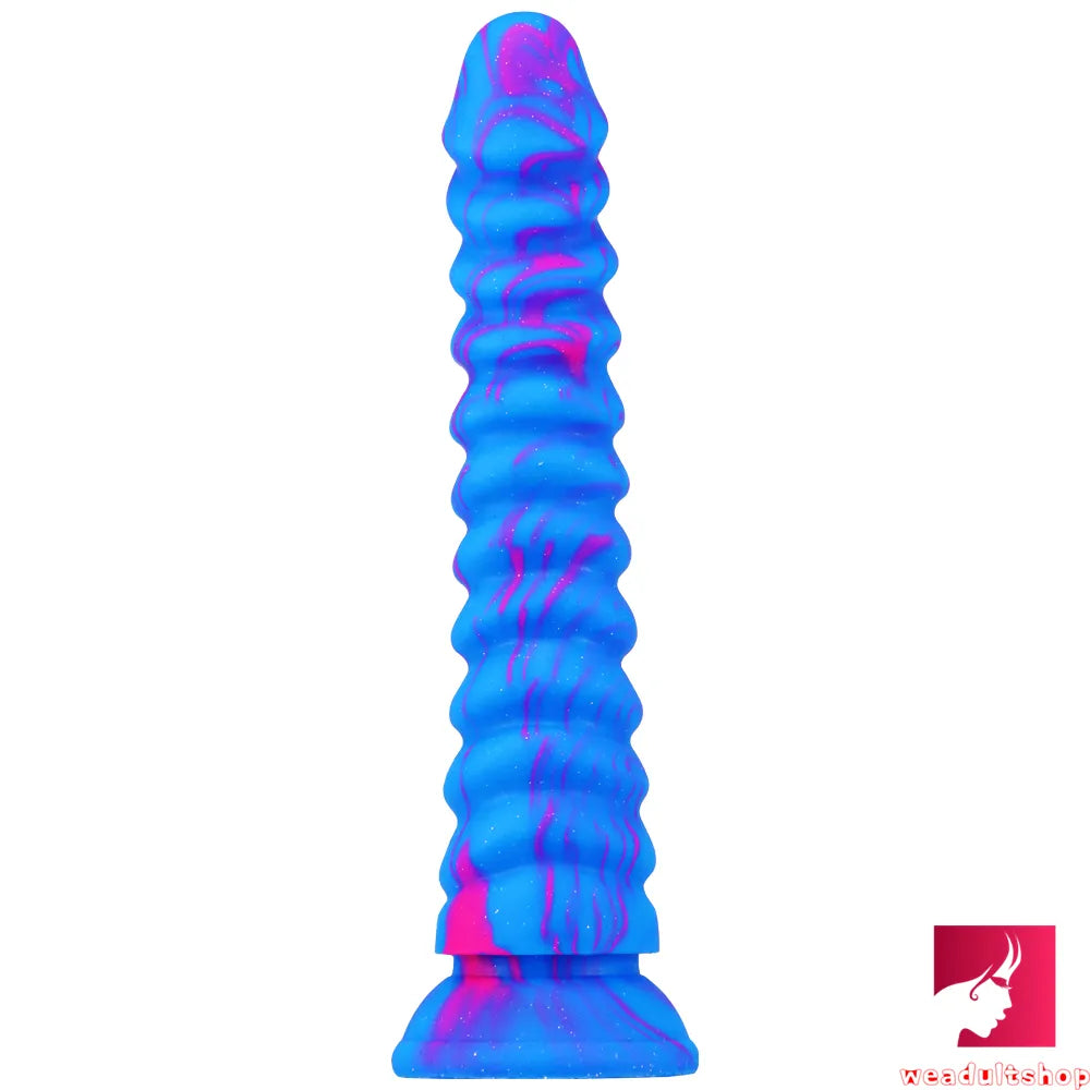 8.58in Dragon Colorful Silicone Realistic Feeling Dildo Toy