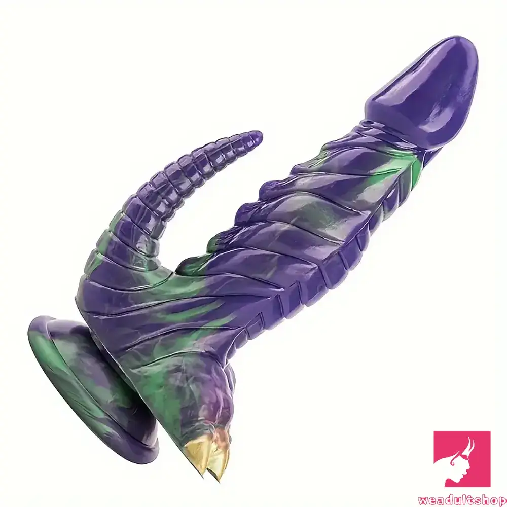 8.66in Silicone Soft Big Dragon Monster Dildo For Women Men Anus