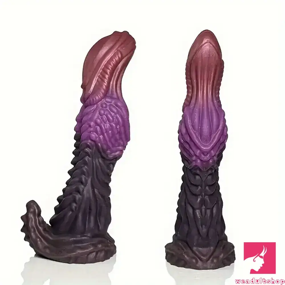 9.05in Large Odd Silicone Soft Dragon Monster Dildo For Anal Clit