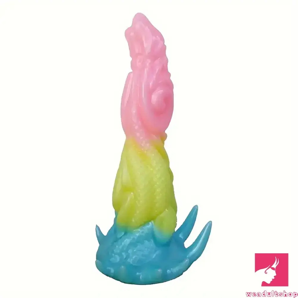 9.06in Silicone Dragon Big Soft Dildo For G-Spot Anal Stimulation Love