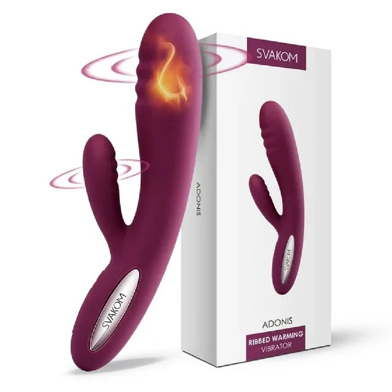 SVAKOM Adonis Ultra Soft Double-Motor G-Spot & Clit Warming Vibrator