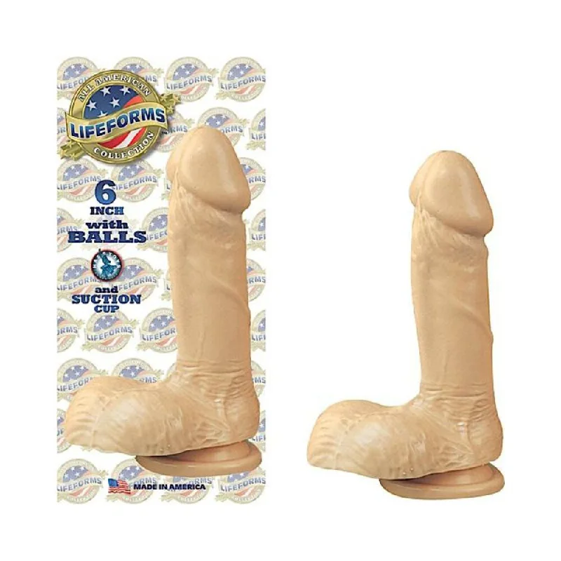 All American Lifeforms 6 Inches Dong Balls, Suction Cup Flesh