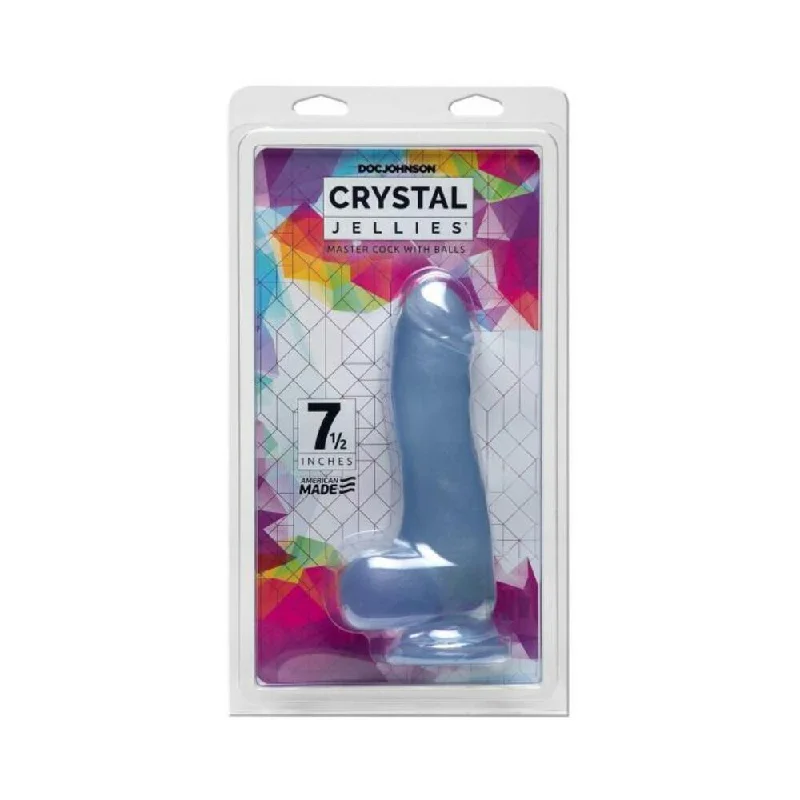 Crystal Jellies - 7.5 Inch Master Cock With Balls