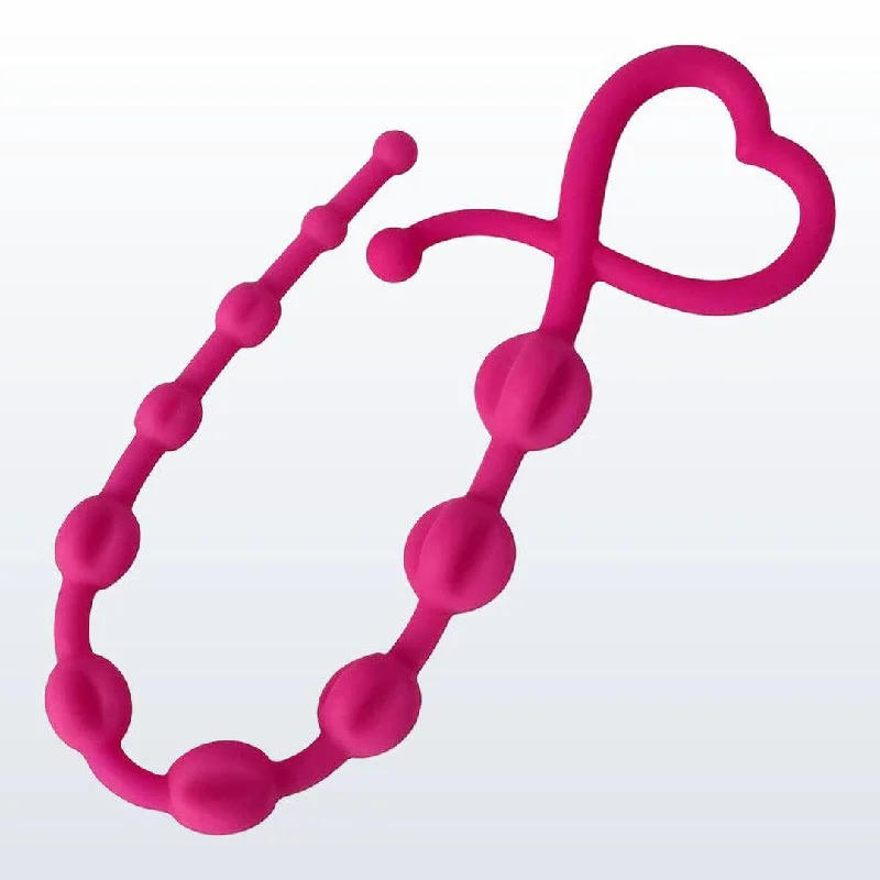 Curve Gossip Hearts n' Spurs Anal Beads - Magenta