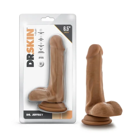 Dr Skin Dr Jeffrey 6.5 Dildo Balls Tan