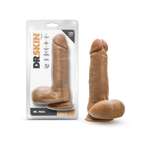 Dr Skin Dr Paul 7.25 Dildo Balls Tan