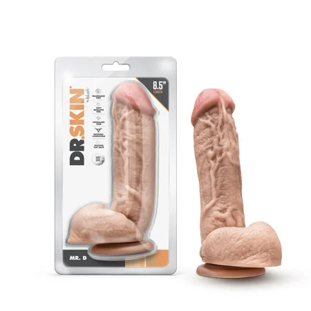 Dr Skin Mr D 8.5 Dildo Balls Beige