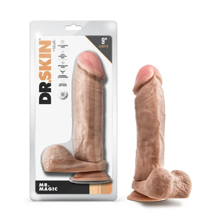 Dr Skin Mr Magic 9 Dildo Balls Beige