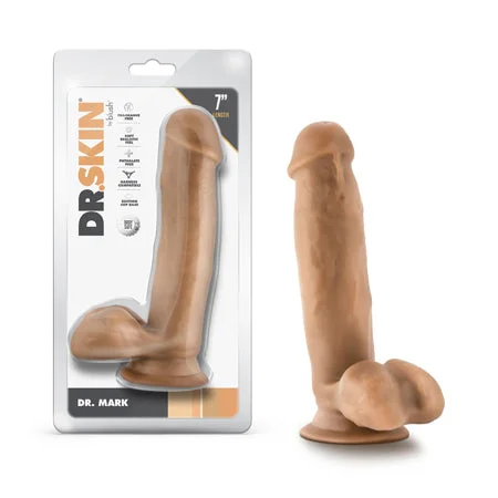 Dr Skin Mr Mark 7 Dildo Balls Tan