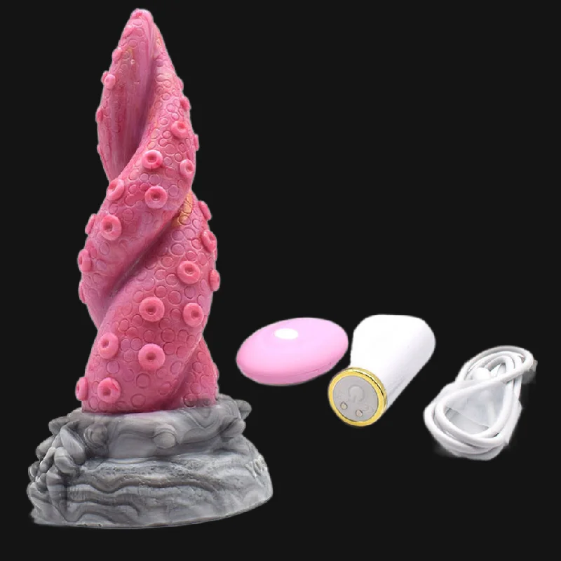 Fantasy Octopus Tentacle Dildo Vibrator - Monster Vibrating Anal Dildo Buttplug Sex Toys