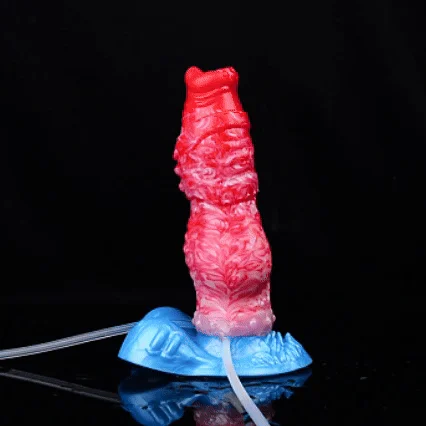 Inflatable Monster Dildo Butt Plug - Realistic Squirting Penis Milking Anal Sex Toys for Women Men