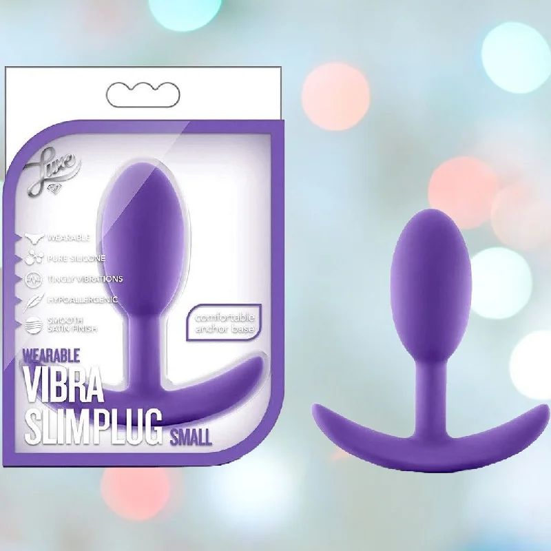 Luxe Wearable Vibra Slim Butt Plug - Small Size