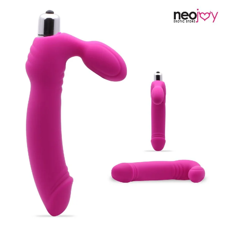 Neojoy - Vibrating Double Dildo - Couple Vibrator - Medium – Pink