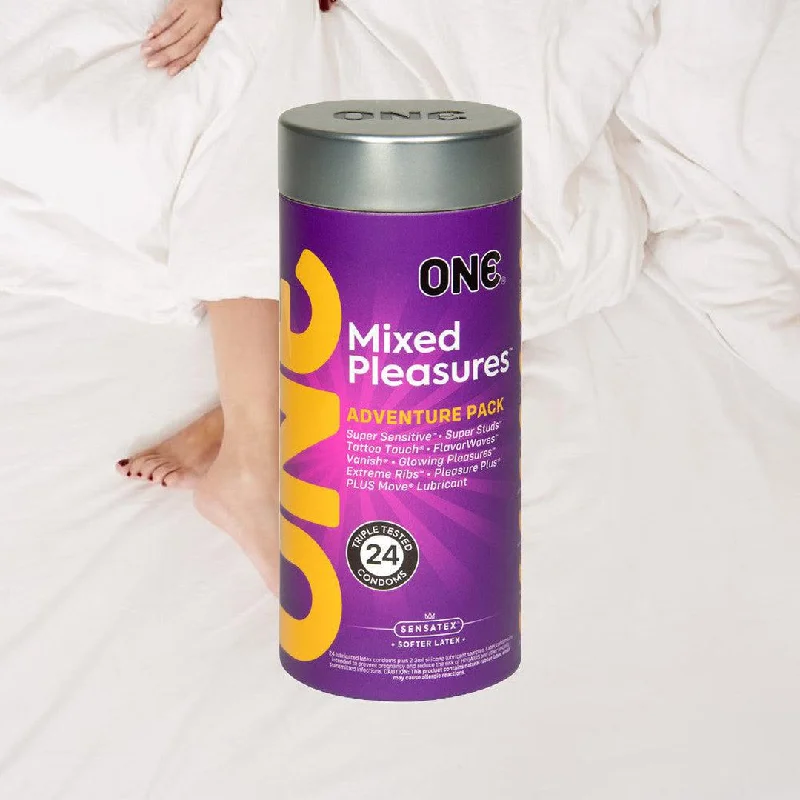 ONE Mixed Pleasures Condoms (24-Pack)