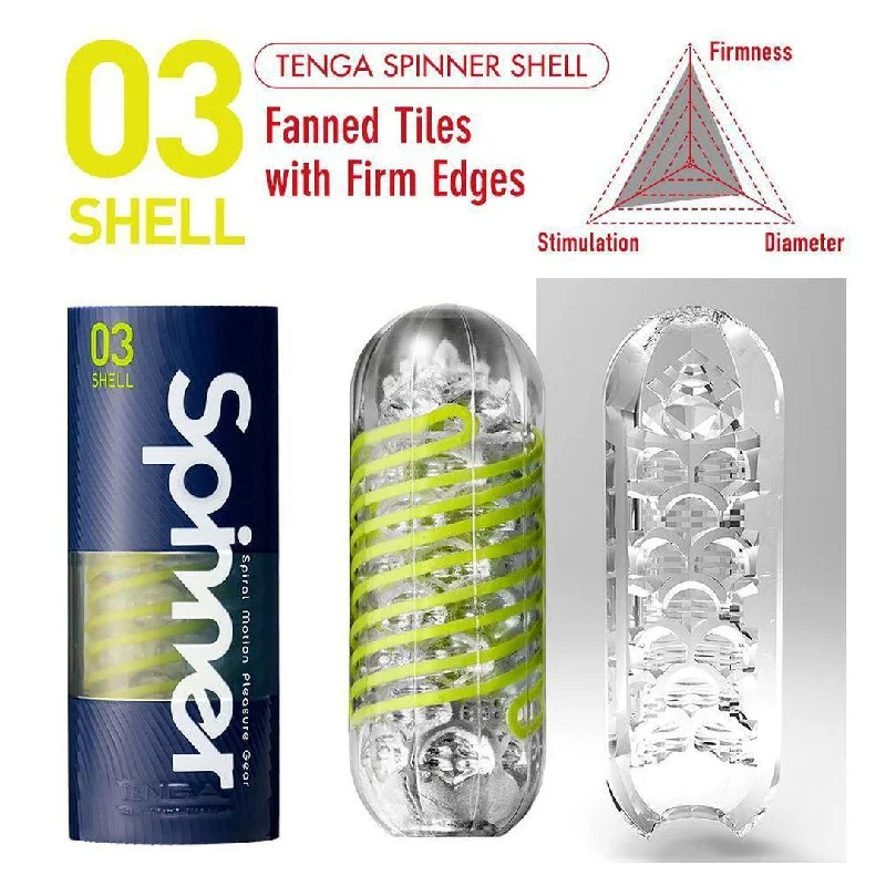 TENGA Spinner Penis Stroker | 'Shell' 03