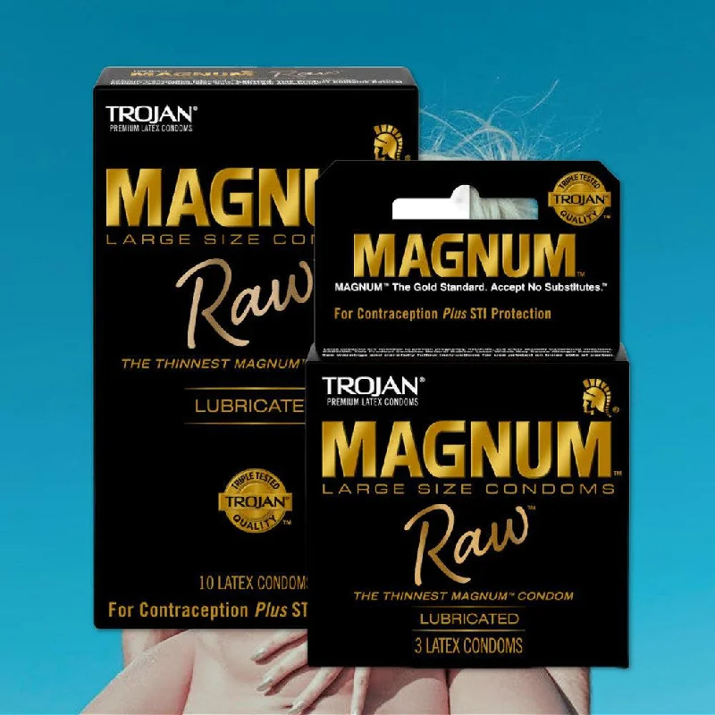 Trojan Magnum "Raw" Large Size Condoms