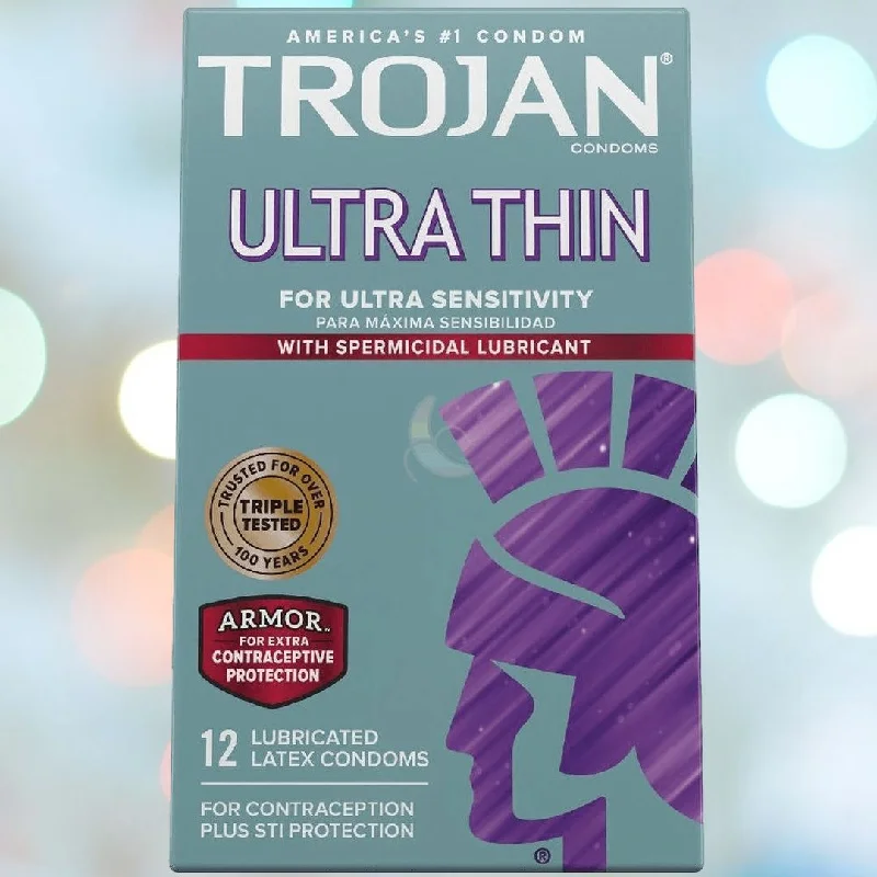 Trojan Ultra Thin Armor Condoms with Spermicide