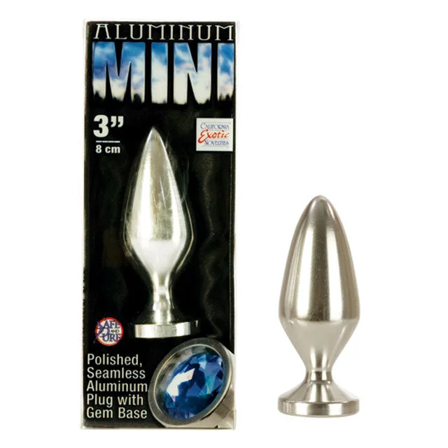 Aluminum Mini 3in Butt Plug