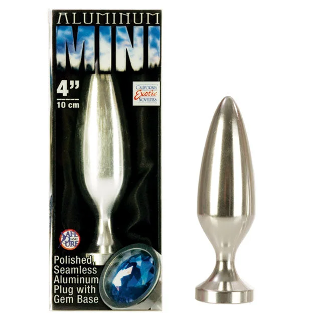 Aluminum Mini* 4in. Butt Plug