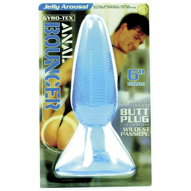 Anal Bouncer Jell Butt Plug (Blue) Med.