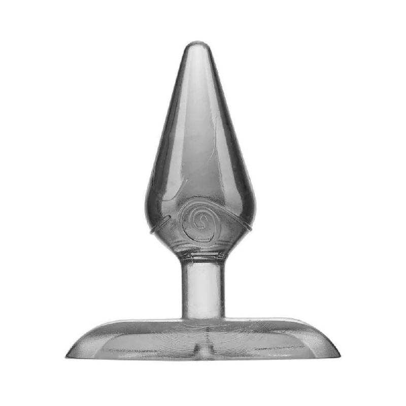 Cloud 9 Small Anal Plug Clear Gray