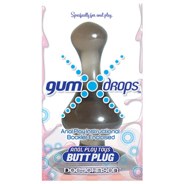 Gumdrop Butt Plug (Charcoal)