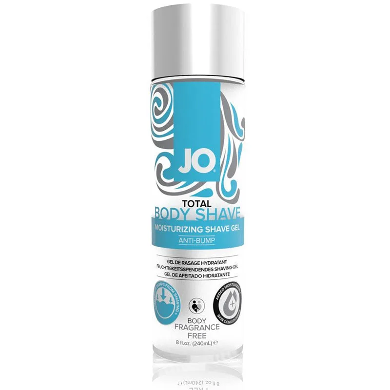 JO Total Body Anti-Bump Shaving Gel - Fragrance Free (Water-Based) 8 fl oz / 240 ml