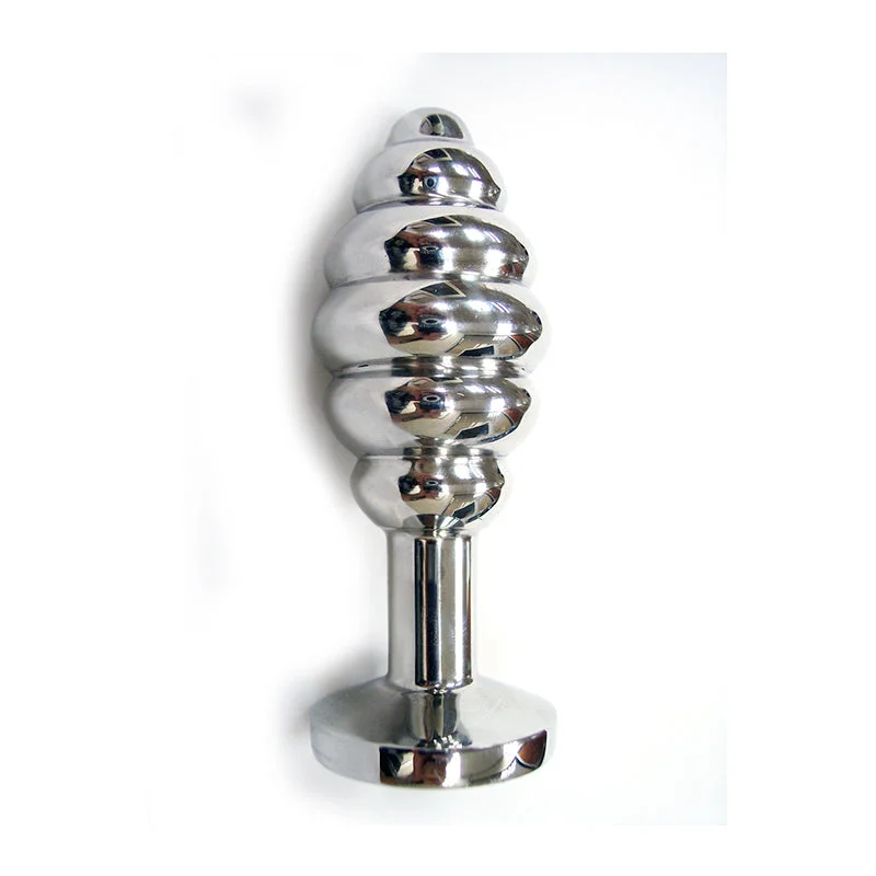 Rouge Stainless Steel Threaded Butt Plug