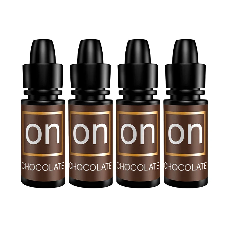 Sensuva Pack Of 4 On Chocolate Arousal Oil 5 ml Large Boxes Plus Vl8Td On Arousal Oil And Gel 8-Piece Tester Display