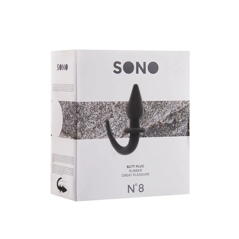 Sono No.8 - Butt Plug - 4 Inch - Black