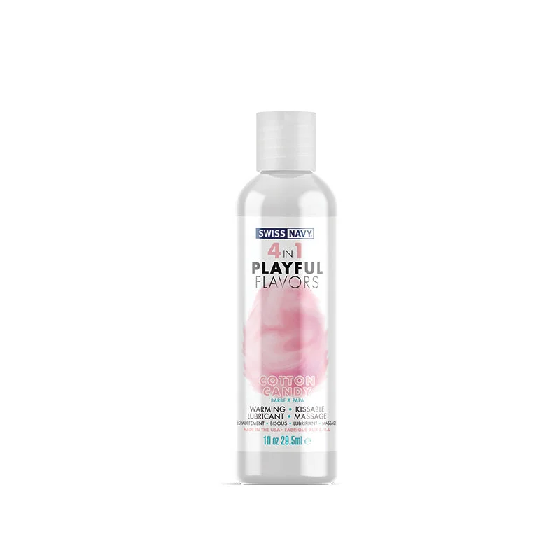 Swiss Navy 4 in 1 Playful Flavors Cotton Candy 29.5 ml / 1 oz.