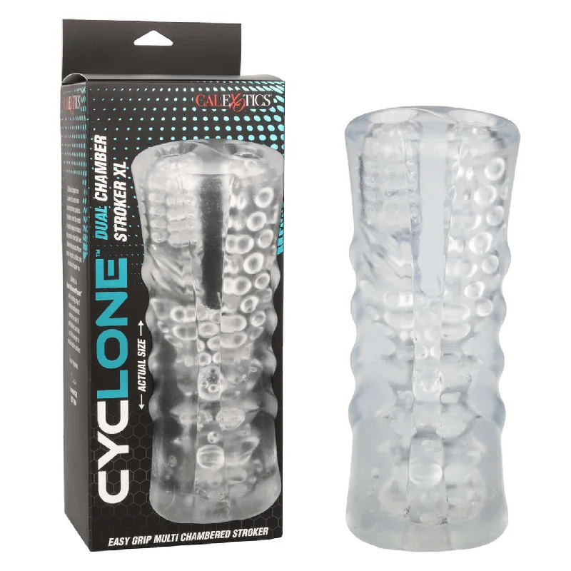 Cyclone Dual Chamber Stroker XL – Heavy-Duty Stimulation for Intense Solo Pleasure