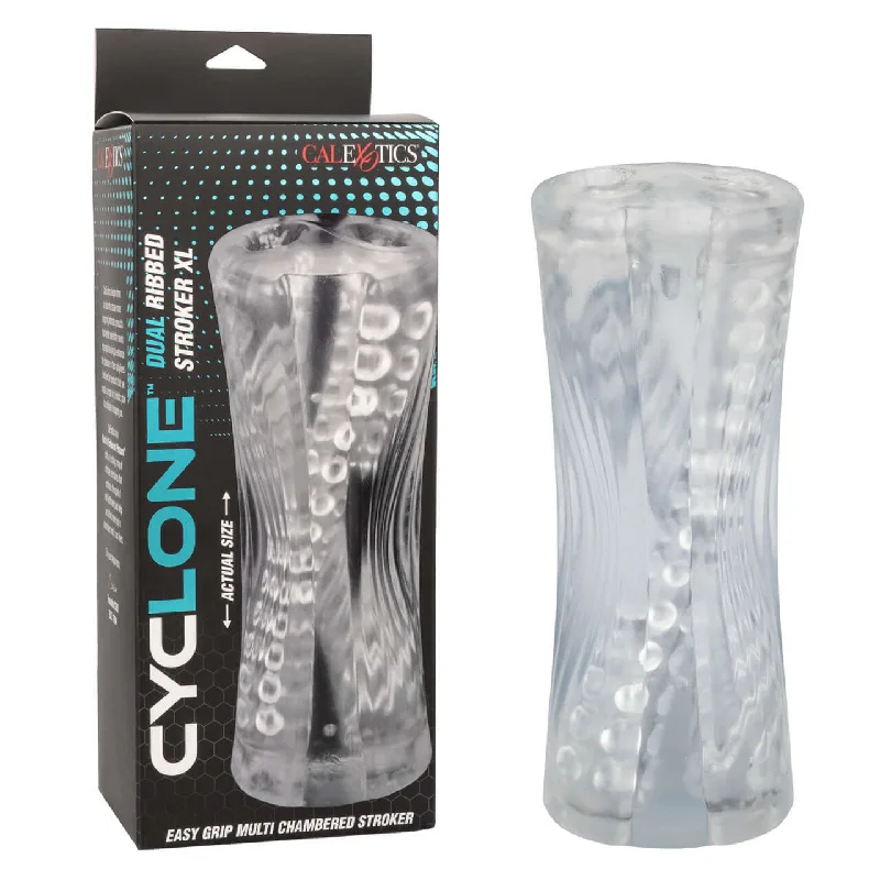 Cyclone Dual Ribbed Stroker XL – Intense Solo Play with Heavy-Duty Stimulation