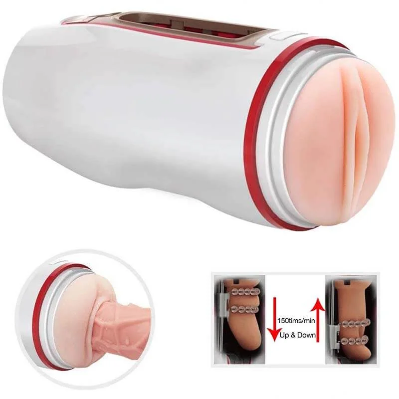 Leten Life Size Realistic Penis Male Masturbator Cup Toys