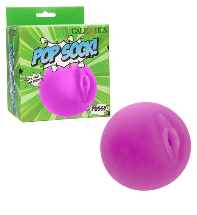 Pop Sock!™ Pussy Purple - Ultra Life-Like Pure Skin® Masturbator