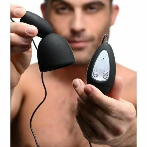 Silicone Massaging Vibrating Stamina Trainer Sex Toy For Men