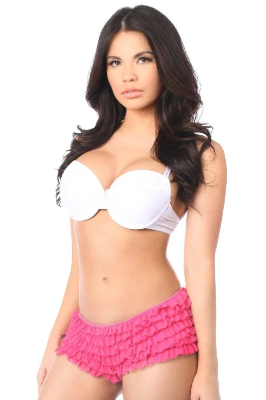 Fuchsia Ruffle Panty w/Bow by Daisy