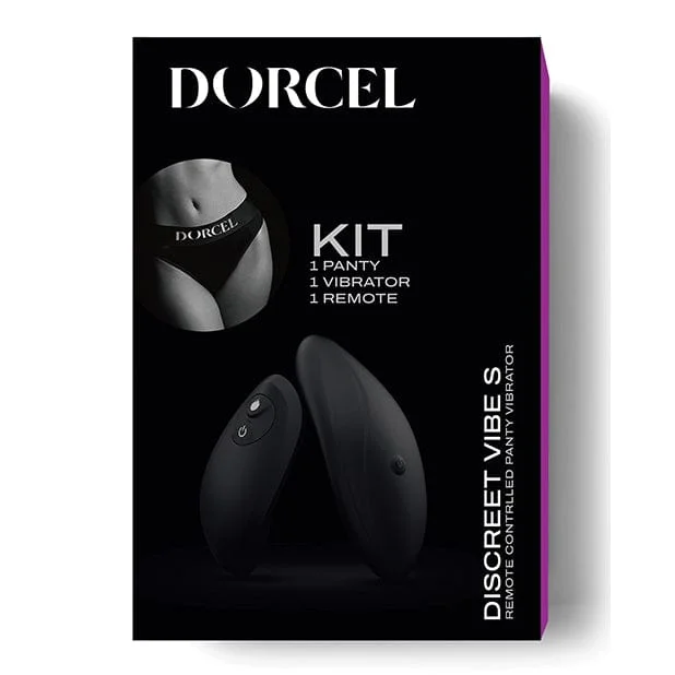 Dorcel - Discreet Warming Panty Vibrator with Panty Small (Black)