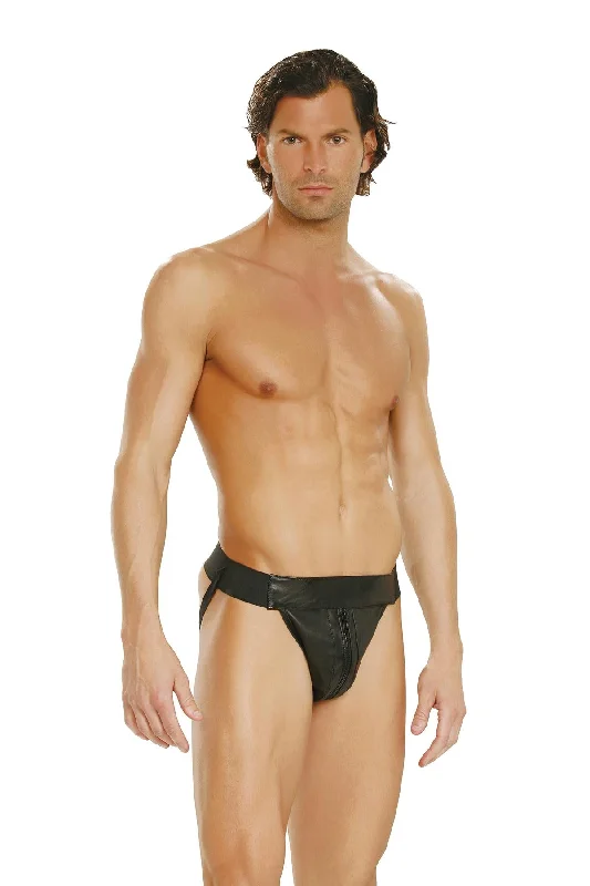 Men's Leather Jock Strap